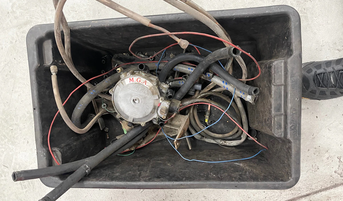Nissan LPG Gas System and Associated items we Removed